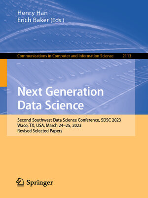 cover image of Next Generation Data Science